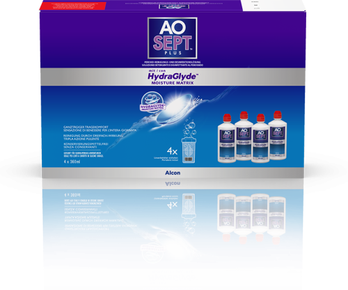 AO Sept Plus, Aosept Plus mit HydraGlyde 4 x 360ml