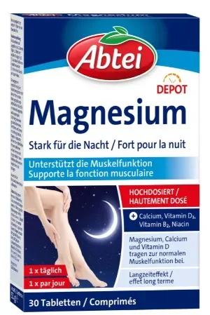 Abtei, Abtei Magnesium Stark für die Nacht 30 Tabletten