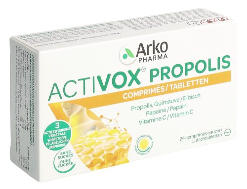 ACTIVOX, ACTIVOX Propolis Honig-Zitronen Lutschtabletten (24 Stk)