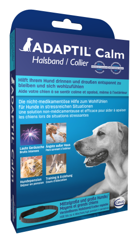 Adaptil, ADAPTIL Calm Halsband Anti Stress Erziehungshalsband M-L