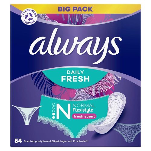 Always, Always Slipeinlagen Flexi Normal Frisch Big Pack (54 Stk)