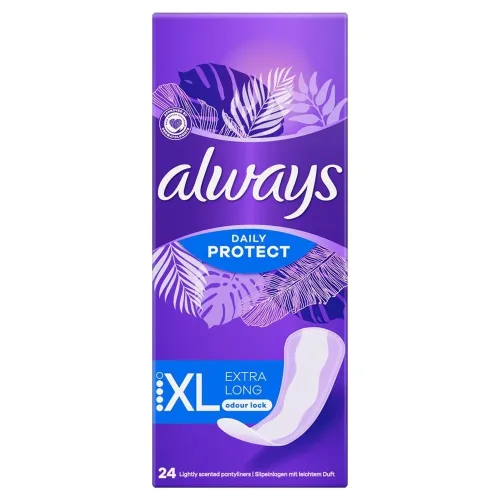 Always, Always Slipeinlagen Daily Protect Extra Long Duft XL (24 Stk)