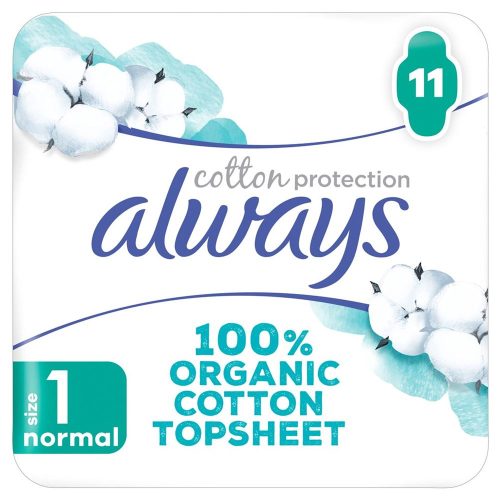 Always, always Ultra Binde Cotton Protection Normal mit Flügeln Magic Paper (11 Stück)