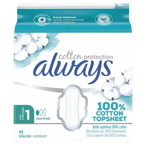 Always, Always - Cotton Protection Ultra Normal Binden, 11STK