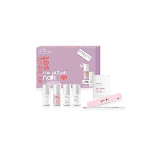 Alessandro, Alessandro - Striplac UV Basic Set Colour Normal & Soft Nails, Set