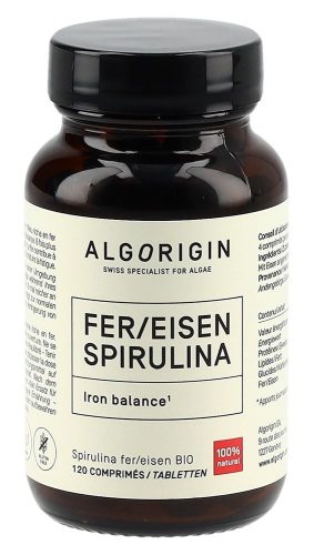 ALGORIGIN, ALGOIGIN Eisen Spirulina Tabletten (120 Stk)