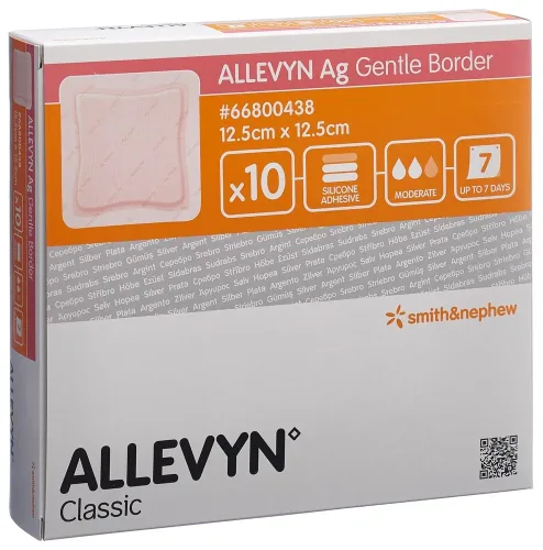 Allevyn Ag GB Wundverband 12.5x12.5cm 10 Stk