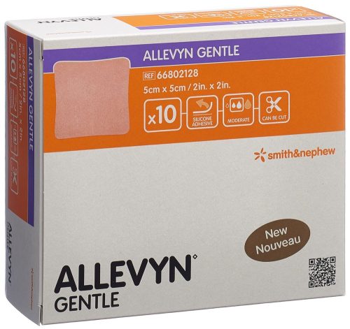 SMITH & NEPHEW, ALLEVYN GENTLE Wundverband, 5x5cm (10 Stk)