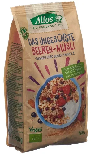 Allos, Allos Das ungesüsste Beeren-Müsli (500g)