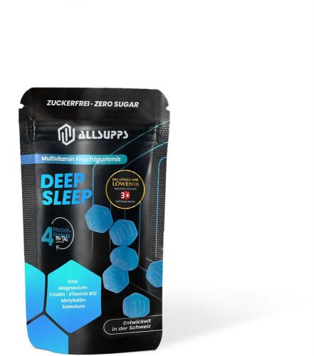ALLSUPPS, ALLSUPPS DEEP SLEEP Multivitamin Fruchtgummis Blaubeere (12 Stk)
