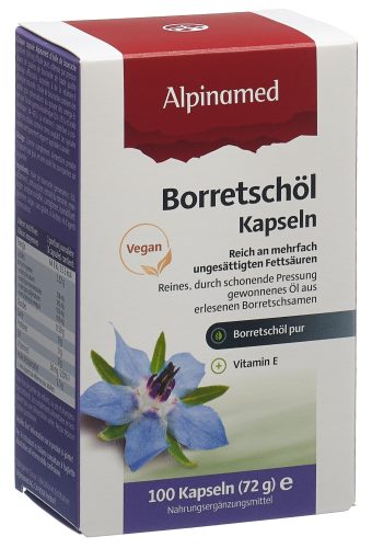 ALPINAMED, ALPINAMED Borretsch&ouml;l Kaps 100 Stk