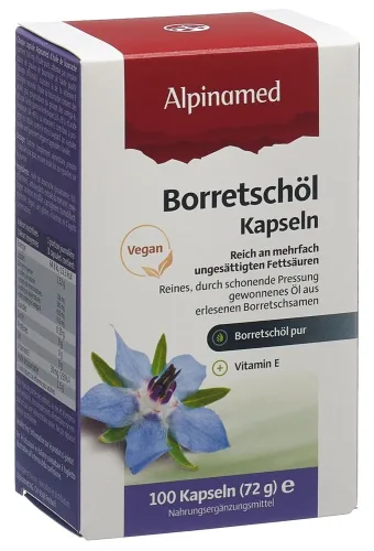 ALPINAMED, ALPINAMED Borretsch&ouml;l Kaps 100 Stk