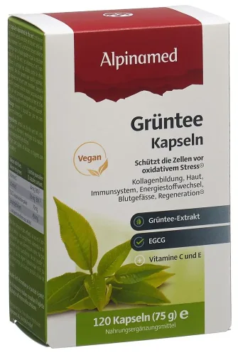 ALPINAMED, Alpinamed Grüntee Kapseln (120 Stk)