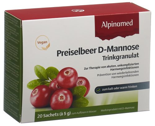 ALPINAMED, Alpinamed Preiselbeer D-Mannose Trinkgranulat (20x5g)