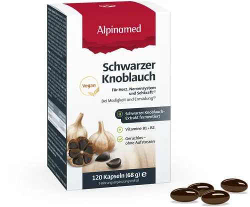 ALPINAMED, Alpinamed Schwarzer Knoblauch Kapseln (120 Stk)