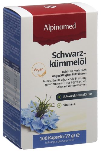 ALPINAMED, Alpinamed Schwarzkümmelöl forte (100 Stk)