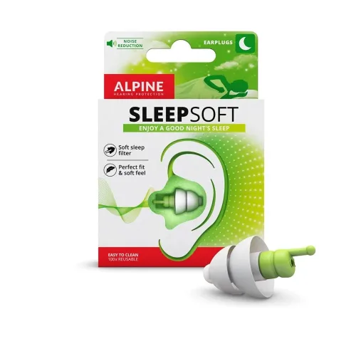 HERBA, Alpine Sleepsoft, Geh&ouml;rschutzst&ouml;psel, mit Euroloch