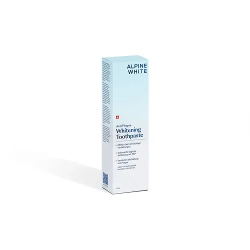 Alpine White, Alpine White - Whitening Toothpaste Anti Plaque, 75 ml