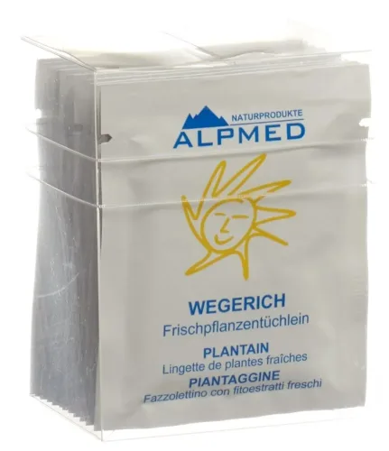 Alpmed, ALPMED Frischpflanzent&uuml;chlein Wegerich 13 Stk