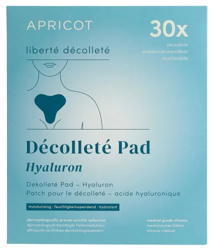 APRICOT, APRICOT - Wiederverwendbares Dekolleté Pad mit Hyaluron, 1 Stück