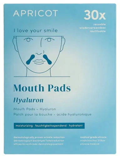 APRICOT, APRICOT - Wiederverwendbare Mund Pads mit Hyaluron, 2 Stück