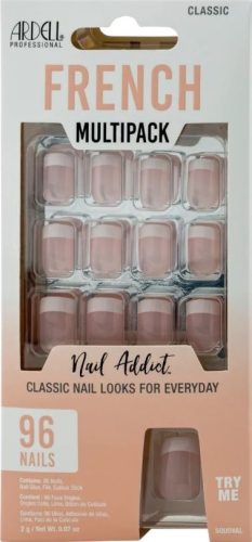 Ardell, Ardell - Künstliche Fingernägel, Nail Addict French Multipack Classic, Set