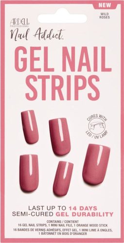 Ardell, Ardell - Gel Nail Strips, Wild Rose, Set