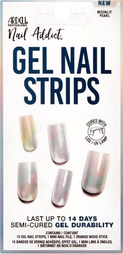 Ardell, Ardell - Gel Nail Strips, Moonlight Pearl, Set