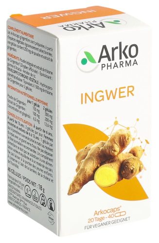 Arkopharma, ARKOCAPS Ingwer Bio Kapseln (40 Stk)
