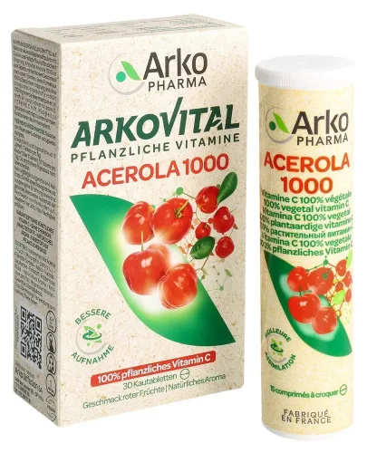 ARKOVITAL, ARKOVITAL Acerola 1000 Tabletten (30 Stk)