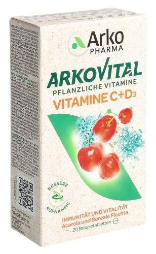 Arkovital, Arkovital Vitamin C + D3 Brausetablette (20 Stück)