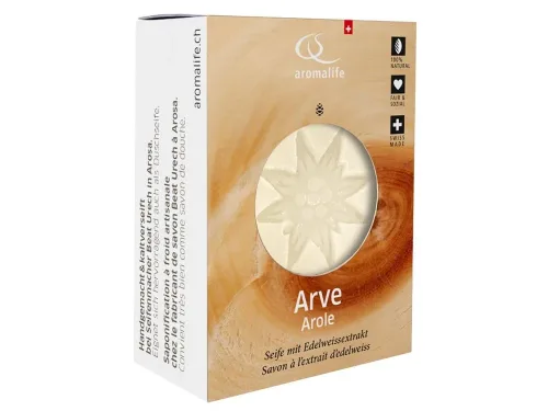 Aromalife, Aromalife Arve Seife mit Edelweissextrakt (90g)