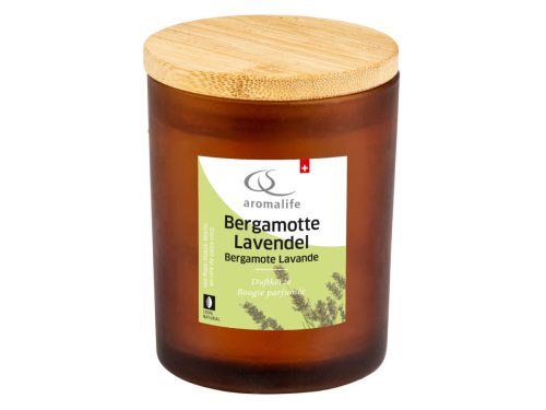 Aromalife, Aromalife Bergamotte Lavendel Duftkerze im Glas Bergamotte Lavendel (1 Stk)