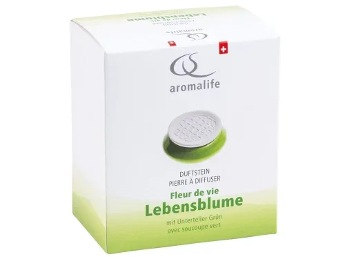 Aromalife, Aromalife Duftstein Set Lebensblume & Unterteller grün (1 Stk)