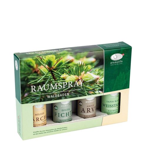 undefined, Aromalife Geschenkset Raumspray Waldbaden 4x 30 ml