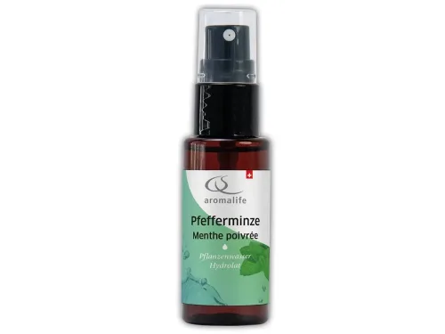 Aromalife, Aromalife Pflanzenwasser Pfefferminze Bio (30ml)