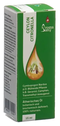 Aromasan, AromaSan Ceylon Citronella Ätherisches Öl (15ml)