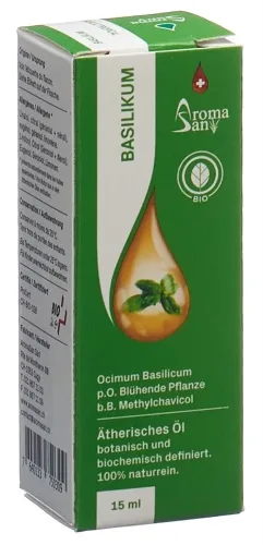 Aromasan, AromaSan Basilikum Bio Ätherisches Öl (15ml)