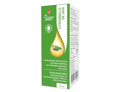 Aromasan, AromaSan Java Citronella Bio Ätherisches Öl (15ml)