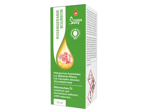 Aromasan, AromaSan Rosengeranie Bourbon Bio Ätherisches Öl (15ml)