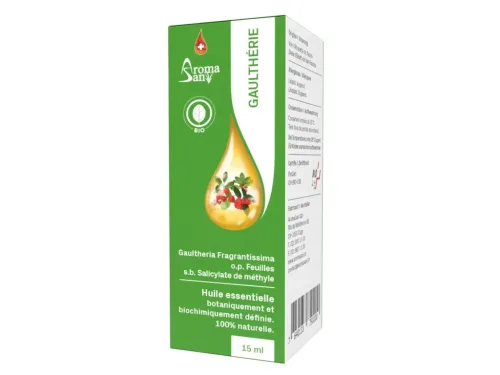 Aromasan, AromaSan Wintergrün Bio Ätherisches Öl (15ml)