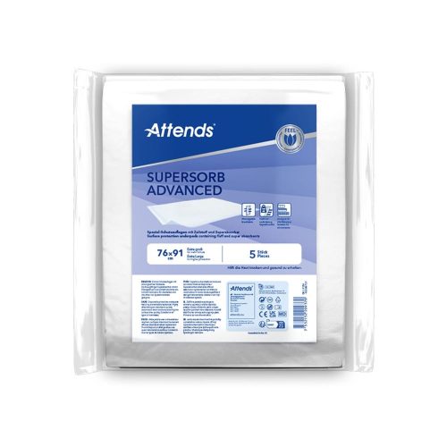 Attends, Attends Supersorb Advanced Unterlage 76x91cm (5 Stk)