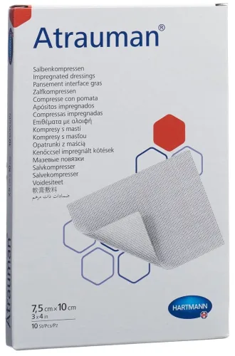 Atrauman, Atrauman Salbenkompressen 7.5x10cm steril (10 Stk)