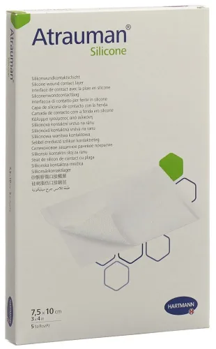 IVF HARTMANN, Atrauman Silicone 7.5 x 10 cm Silikon 5 Ex