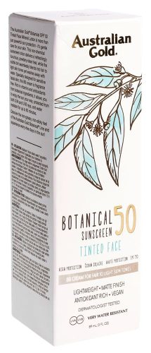 undefined, Sonnenschutzcreme "Australian Gold Botanical Tinted Face Light SPF 50 89 ml"