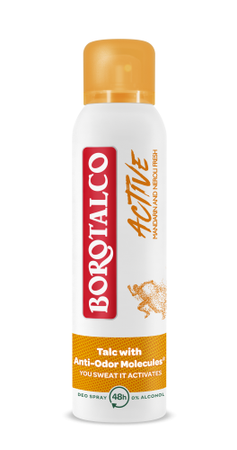 BOROTALCO, Borotalco - Deo Active Mandarine&Neroli Spray, 150  ml