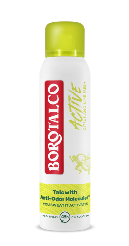BOROTALCO, Borotalco Deo Active Zitrus & Limette Spray