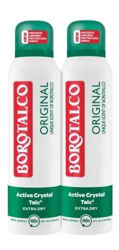 BOROTALCO, Borotalco Deo Original Spray (2 x 150ml)