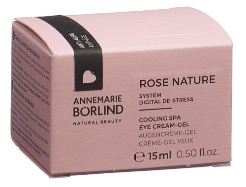 Annemarie Börlind, Annemarie Börlind - Cooling Spa Eye Cream-Gel, Rose Nature, 15 ml