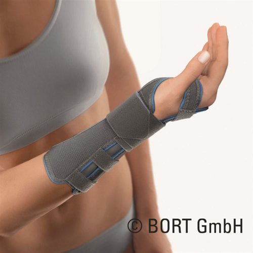 bort MEDICAL, Bort Arm- und Handgelenkschiene, Grösse S, Handgelenkumfang 15-17cm, links, grau (1 Stk)